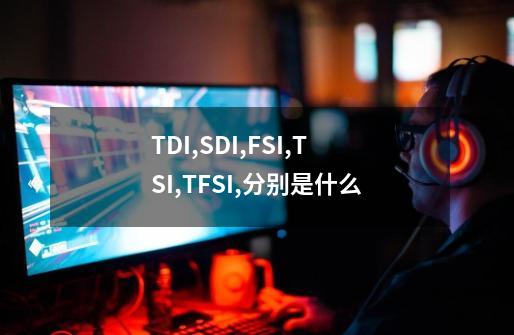 TDI,SDI,FSI,TSI,TFSI,分别是什么-第1张-游戏资讯-智辉网络