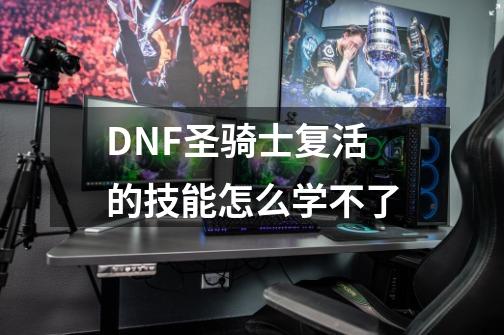 DNF圣骑士复活的技能怎么学不了-第1张-游戏资讯-智辉网络