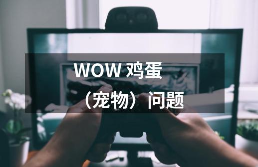 WOW 鸡蛋（宠物）问题-第1张-游戏资讯-智辉网络