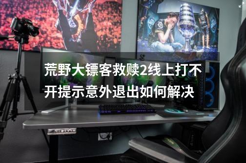 荒野大镖客救赎2线上打不开提示意外退出如何解决-第1张-游戏资讯-智辉网络