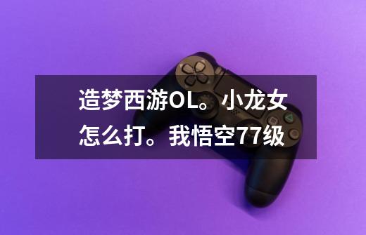 造梦西游OL。小龙女怎么打。我悟空77级-第1张-游戏资讯-智辉网络