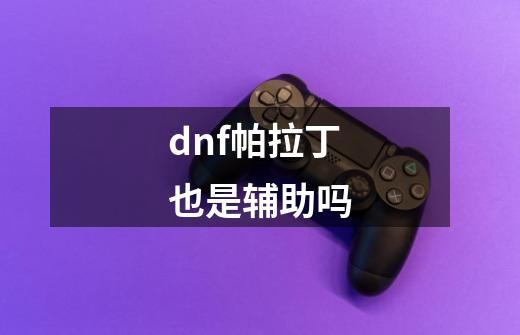 dnf帕拉丁也是辅助吗-第1张-游戏资讯-智辉网络