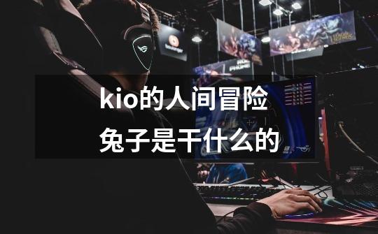 kio的人间冒险兔子是干什么的-第1张-游戏资讯-智辉网络