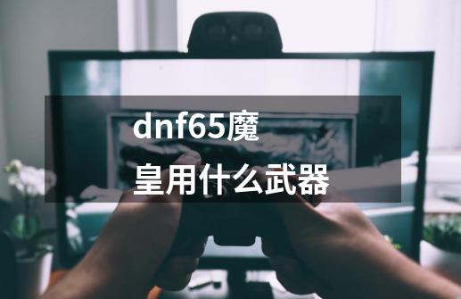 dnf65魔皇用什么武器-第1张-游戏资讯-智辉网络