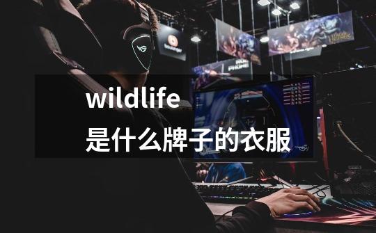 wildlife是什么牌子的衣服-第1张-游戏资讯-智辉网络