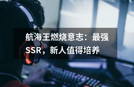 航海王燃烧意志：最强SSR，新人值得培养-第1张-游戏资讯-智辉网络