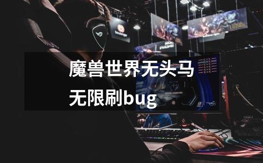 魔兽世界无头马无限刷bug-第1张-游戏资讯-智辉网络