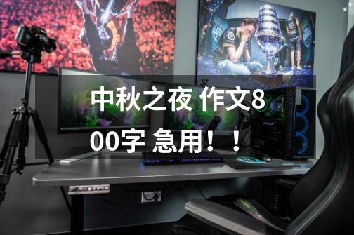 中秋之夜 作文800字 急用！！-第1张-游戏资讯-智辉网络