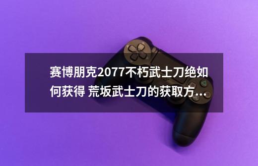 赛博朋克2077不朽武士刀绝如何获得 荒坂武士刀的获取方法-第1张-游戏资讯-智辉网络