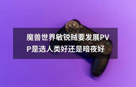 魔兽世界敏锐贼要发展PVP是选人类好还是暗夜好-第1张-游戏资讯-智辉网络