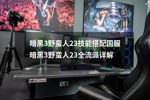 暗黑3野蛮人23技能搭配国服暗黑3野蛮人23全流派详解-第1张-游戏资讯-智辉网络