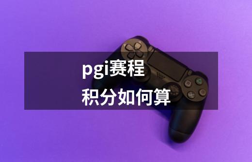 pgi赛程 积分如何算-第1张-游戏资讯-智辉网络