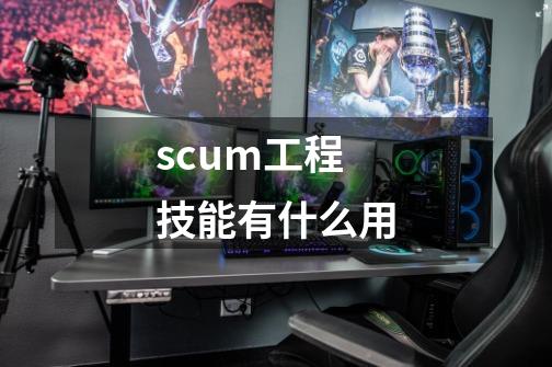 scum工程技能有什么用-第1张-游戏资讯-智辉网络