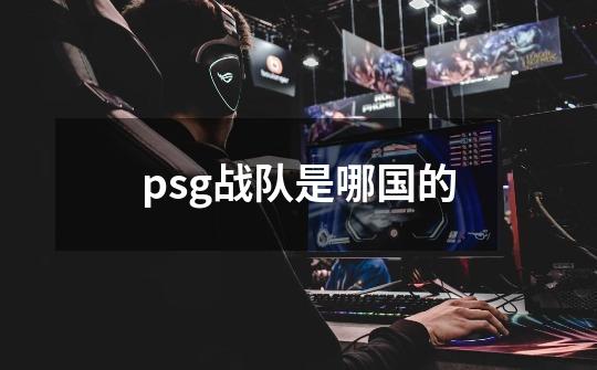 psg战队是哪国的-第1张-游戏资讯-智辉网络