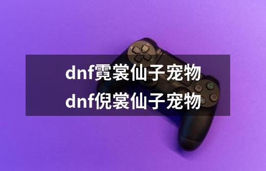 dnf霓裳仙子宠物dnf倪裳仙子宠物-第1张-游戏资讯-智辉网络