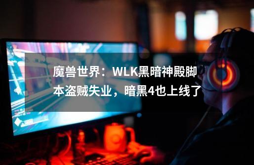 魔兽世界：WLK黑暗神殿脚本盗贼失业，暗黑4也上线了-第1张-游戏资讯-智辉网络