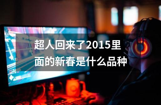 超人回来了2015里面的新春是什么品种-第1张-游戏资讯-智辉网络