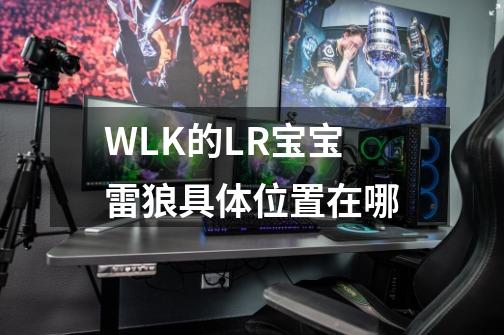 WLK的LR宝宝雷狼具体位置在哪-第1张-游戏资讯-智辉网络