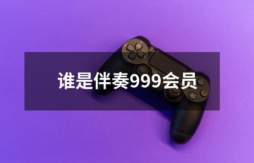 谁是伴奏999会员-第1张-游戏资讯-智辉网络