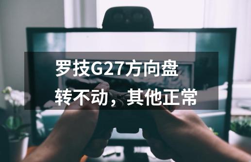 罗技G27方向盘转不动，其他正常-第1张-游戏资讯-智辉网络