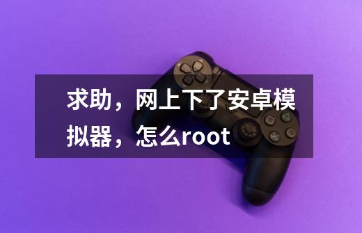 求助，网上下了安卓模拟器，怎么root-第1张-游戏资讯-智辉网络