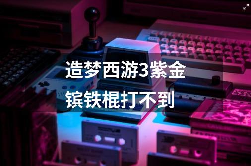 造梦西游3紫金镔铁棍打不到-第1张-游戏资讯-智辉网络