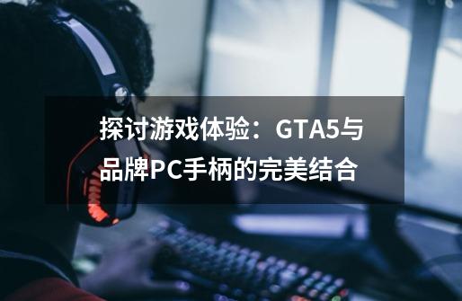 探讨游戏体验：GTA5与品牌PC手柄的完美结合-第1张-游戏资讯-智辉网络