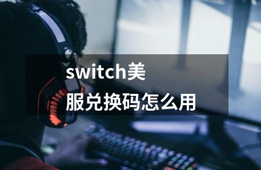 switch美服兑换码怎么用-第1张-游戏资讯-智辉网络