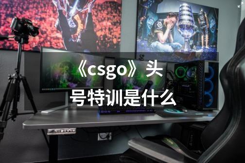 《csgo》头号特训是什么-第1张-游戏资讯-智辉网络