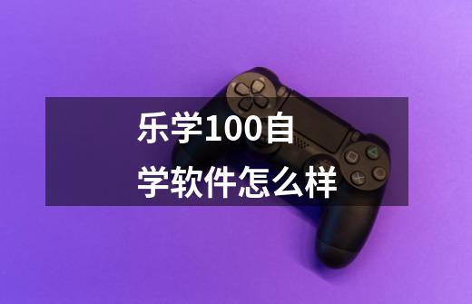 乐学100自学软件怎么样-第1张-游戏资讯-智辉网络