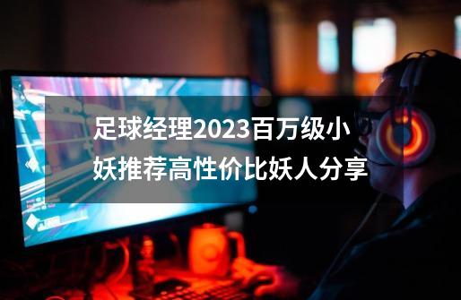 足球经理2023百万级小妖推荐高性价比妖人分享-第1张-游戏资讯-智辉网络