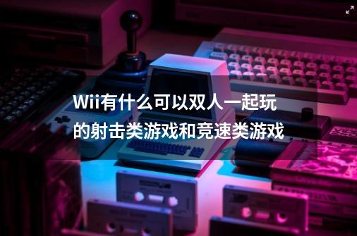 Wii有什么可以双人一起玩的射击类游戏和竞速类游戏-第1张-游戏资讯-智辉网络