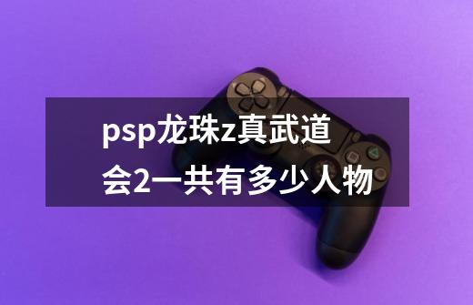 psp龙珠z真武道会2一共有多少人物-第1张-游戏资讯-智辉网络