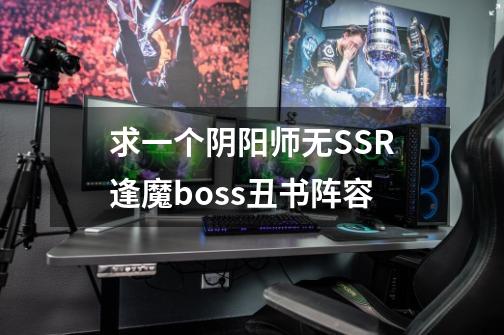 求一个阴阳师无SSR逢魔boss丑书阵容-第1张-游戏资讯-智辉网络