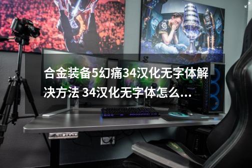 合金装备5幻痛3.4汉化无字体解决方法 3.4汉化无字体怎么办攻略-第1张-游戏资讯-智辉网络