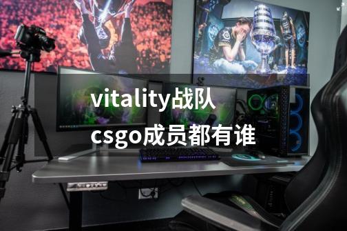 vitality战队csgo成员都有谁-第1张-游戏资讯-智辉网络