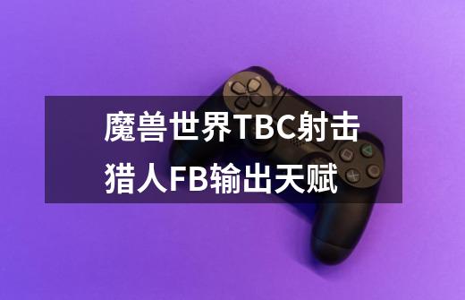 魔兽世界TBC射击猎人FB输出天赋-第1张-游戏资讯-智辉网络