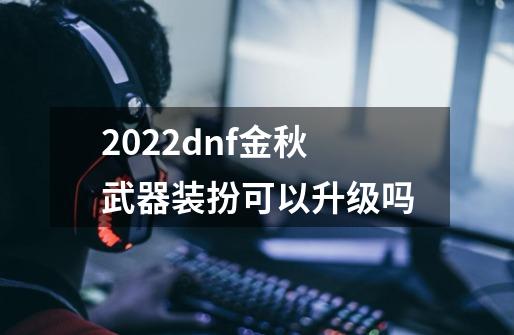 2022dnf金秋武器装扮可以升级吗-第1张-游戏资讯-智辉网络