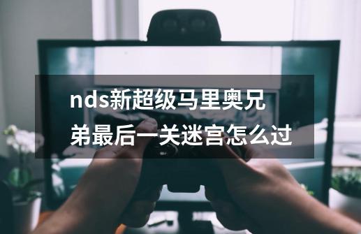 nds新超级马里奥兄弟最后一关迷宫怎么过-第1张-游戏资讯-智辉网络