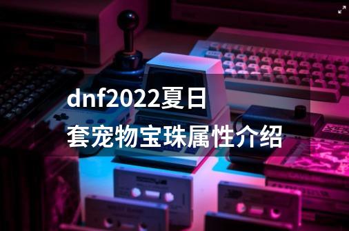 dnf2022夏日套宠物宝珠属性介绍-第1张-游戏资讯-智辉网络