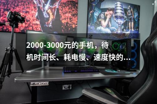 2000-3000元的手机，待机时间长、耗电慢、速度快的手机，请推荐几款谢谢。-第1张-游戏资讯-智辉网络