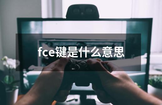 fce键是什么意思-第1张-游戏资讯-智辉网络