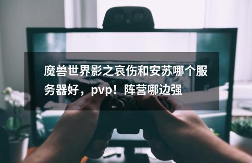 魔兽世界影之哀伤和安苏哪个服务器好，pvp！阵营哪边强-第1张-游戏资讯-智辉网络