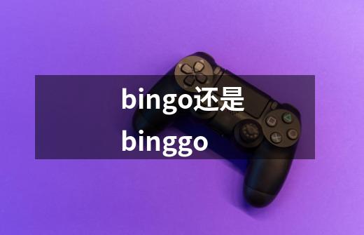 bingo还是binggo-第1张-游戏资讯-智辉网络