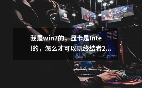 我是win7的，显卡是Intel的，怎么才可以玩终结者2电脑版呀-第1张-游戏资讯-智辉网络