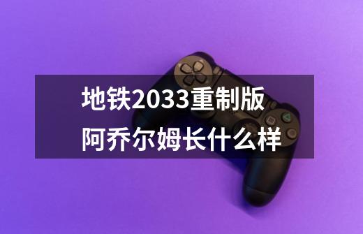 地铁2033重制版阿乔尔姆长什么样-第1张-游戏资讯-智辉网络