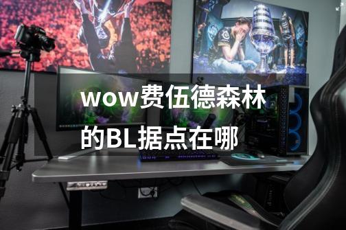 wow费伍德森林的BL据点在哪-第1张-游戏资讯-智辉网络