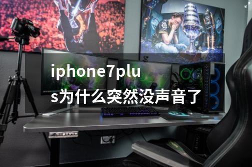 iphone7plus为什么突然没声音了-第1张-游戏资讯-智辉网络