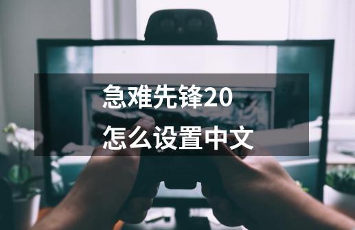 急难先锋20怎么设置中文-第1张-游戏资讯-智辉网络