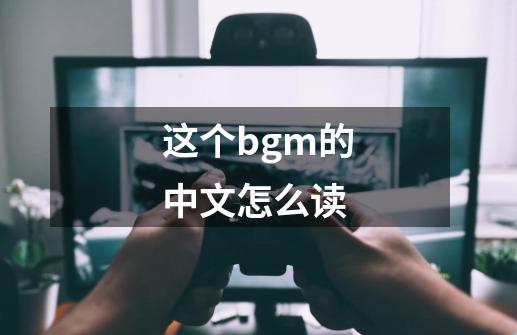 这个bgm的中文怎么读-第1张-游戏资讯-智辉网络